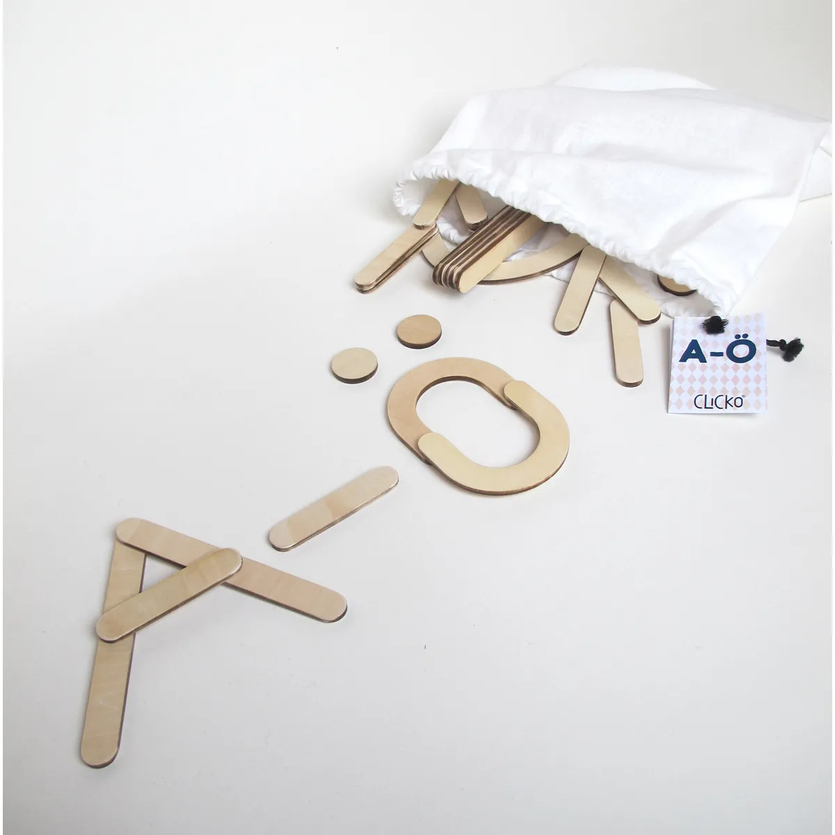 Holzstäbchen, Knete-Alternativen, Knödelholz, Birkenholz, Kunststofffrei, Holzformen, Stäbchen, Ringe, Popsicle-Stick, Klebeband-Set
