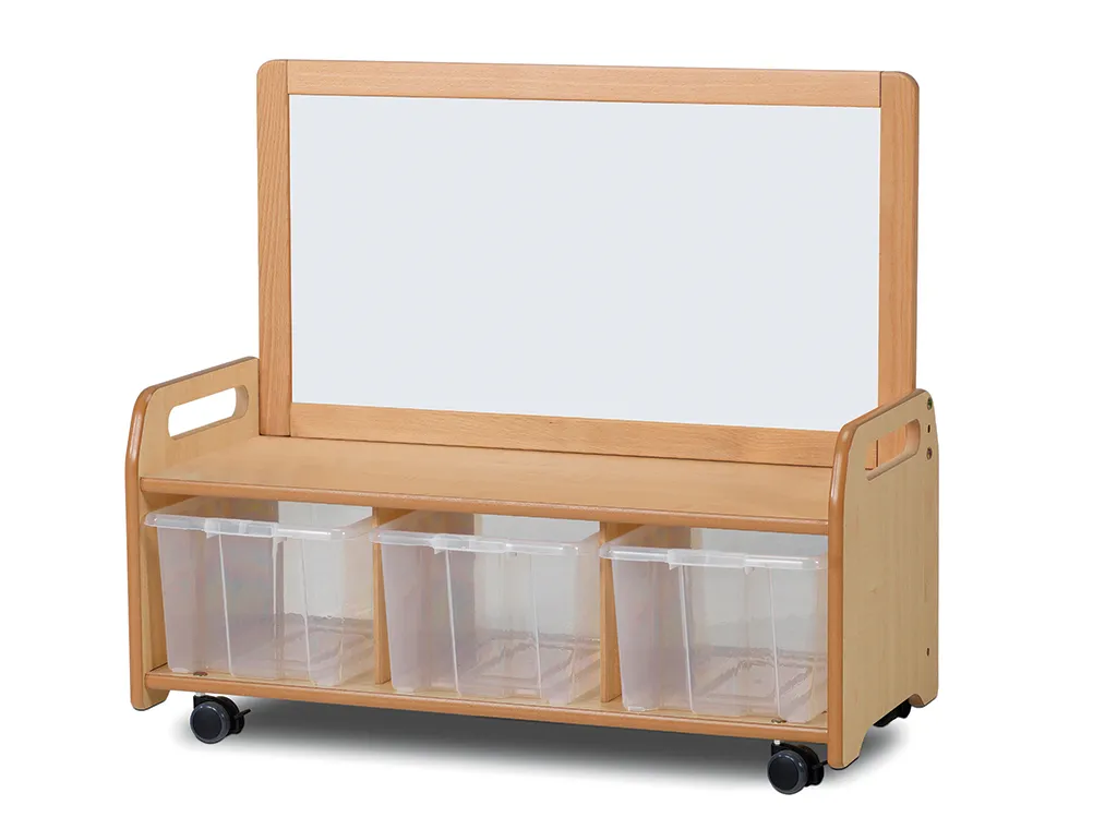 kinder-werkbank, holz, rollen, aufbewahrung, whiteboard, holz, kleinwagen, whiteboard, kinderwerkbank, aufbewahrung, Holz, Kleiner Wagen, Aufbewahrungsboxen, Board mit Rollen, Mobile Aufbewahrung