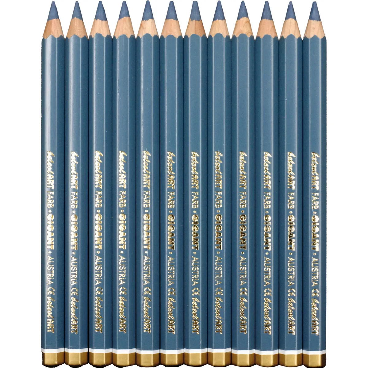 Bleistifte, Bleistiftset, Bleistifte blau, Holzbleistifte, Kunstbedarf, Bleistifte, Bleistiftset, blau, HB, Goldschrift