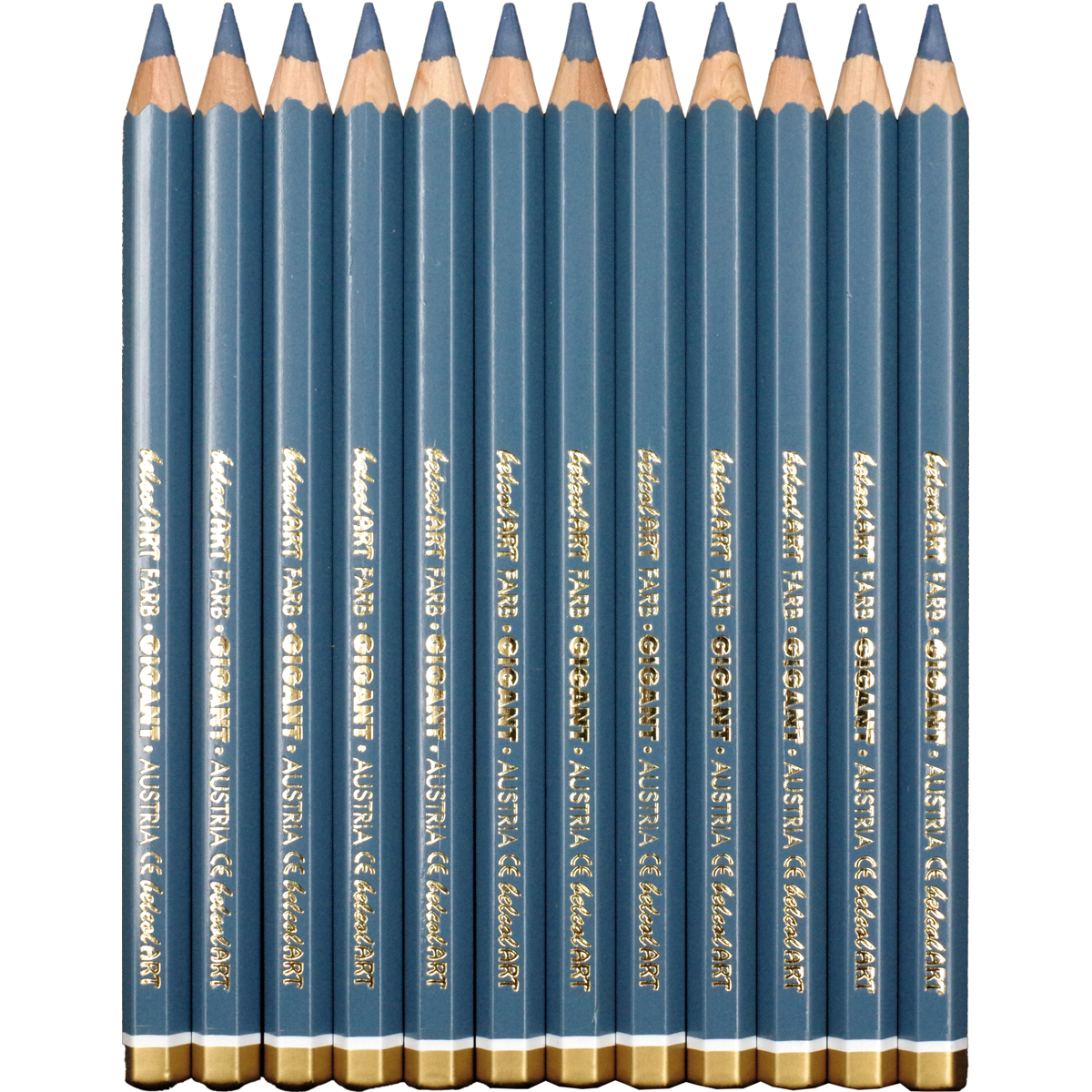 Bleistifte, Bleistiftset, Bleistifte blau, Holzbleistifte, Kunstbedarf, Bleistifte, Bleistiftset, blau, HB, Goldschrift