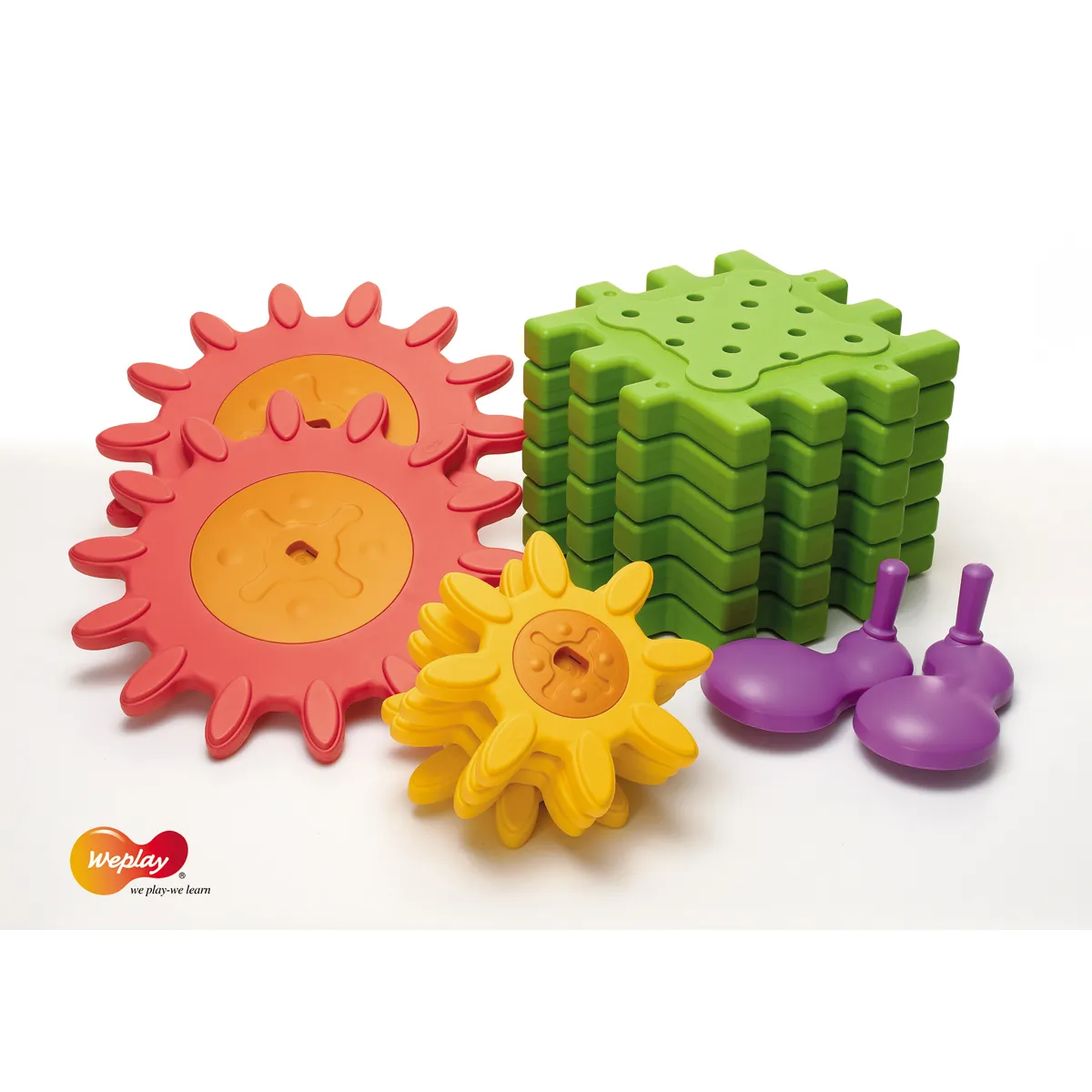 Konstruktionsspielzeug, Verbindende Bausteine, Zahnräder, bunte Set, Puzzle-Teile, Spielzeug, Kelle, Baukasten, Gears, Stapelwürfel