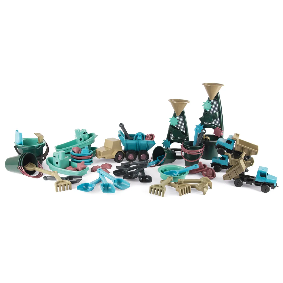 Spielzeug, Knete-Set, Gartenwerkzeug, Farbenfrohes Set, Kleinteile, Spielzeugbausteine, Kleinteile, Schaufel, Schaufelset, Minimalfarbpalette