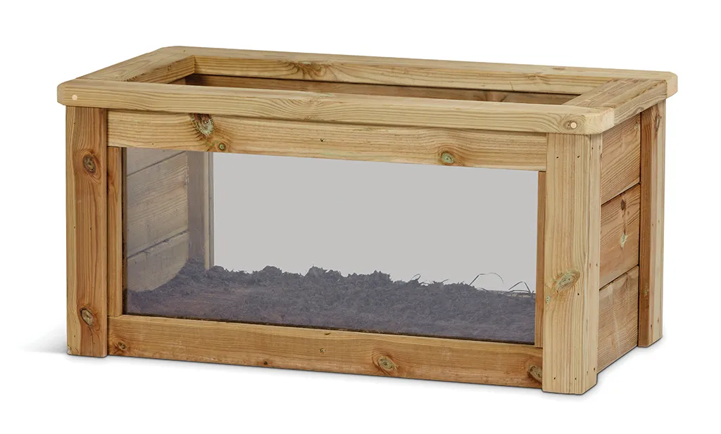 Holzbehälter, Terrarium, Staubschicht?, Glasfront, Terrarium-Holz, Holzbecken, Nagerbecken, Kunststoff-Einband, Terrarium, Box-Design
