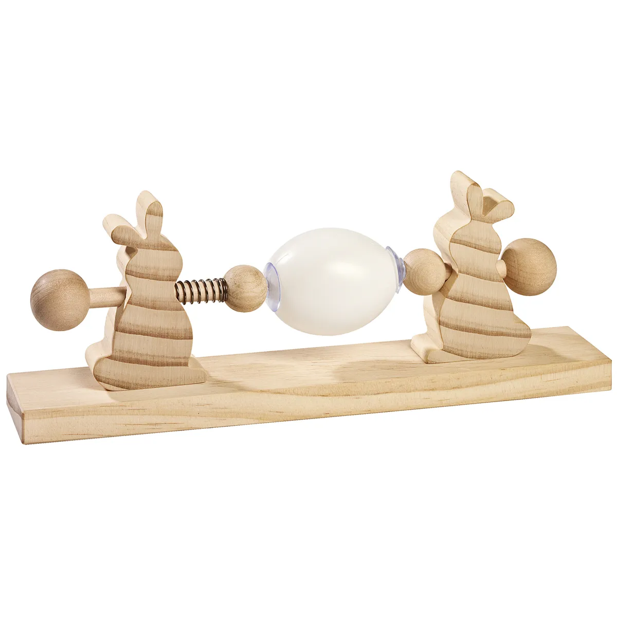 Holzspielzeug, Rätsel, Sanduhr, Hase, Stift-/Baustein, Holzspielzeug, Rätsel-Mechanismus, Holzfiguren, Spule, Eierstoß-Set