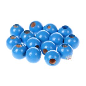 Safety beads 12mm - 25 pieces 'medium blue' 326 in stock 