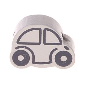 Mini car motif bead 'light gray' 301 in stock 