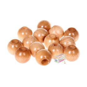 Safety beads 12mm - 25 pieces 'nature' 177 in stock 