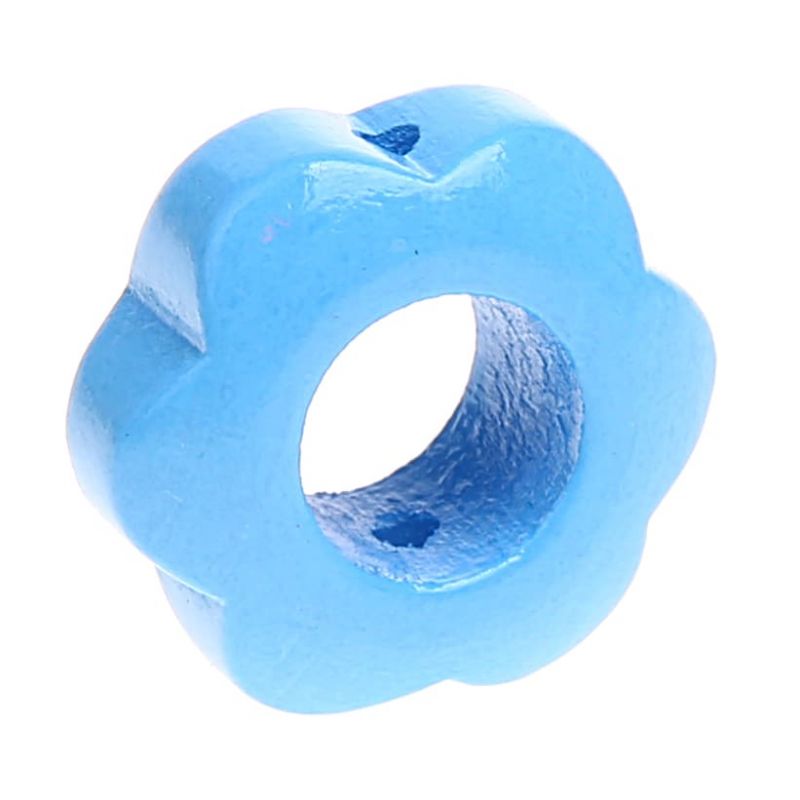 Motivperle Lochblume 'skyblau' 1272 auf Lager