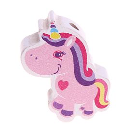 Einhorn Motivperle 'rosa' 26 auf Lager