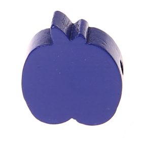 Apple motif bead 'dark blue' 819 in stock 