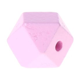 Hexagonperlen 16mm 'rosa' 2055 auf Lager