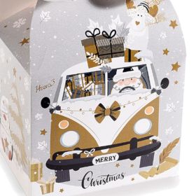 Papier Geschenkbox Weihnachten 'Van' 18 in stock 