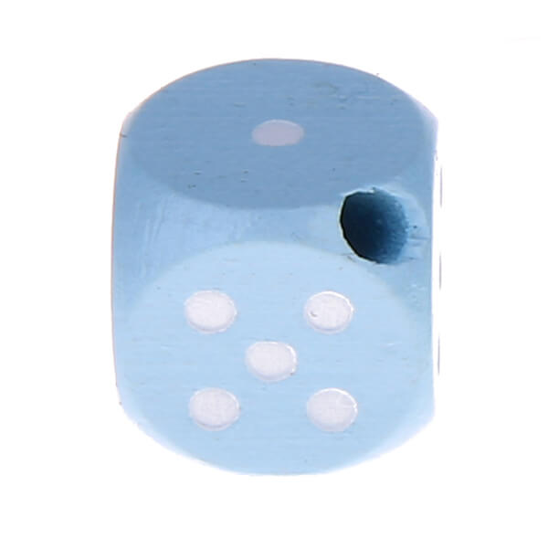 Motivperle Würfel mini 'babyblau' 982 auf Lager