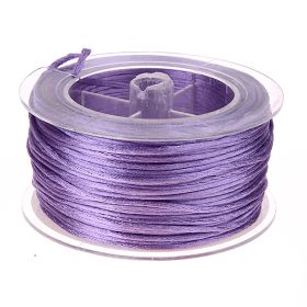 Satin ribbon Ø 1.5 mm - 50 meters 'lilac' 9 in stock 