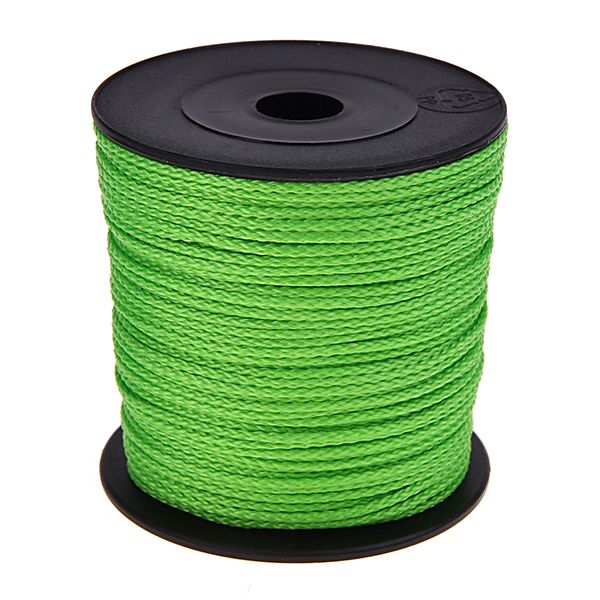 Polyester-Faden Ø 1,5 mm • 100 Meter Rolle 'hellgrün' 5 auf Lager