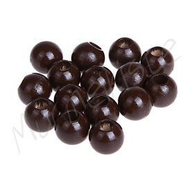 Safety beads 12mm - 25 pieces 'brown' 77 in stock 