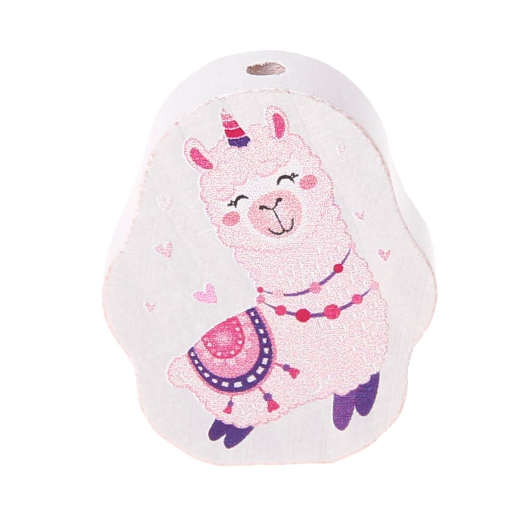 Motivperle Lama 'rosa' 26 auf Lager
