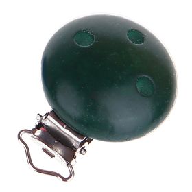 Holzclip SALE/ANGEBOT 'dunkelgrün' 581 auf Lager