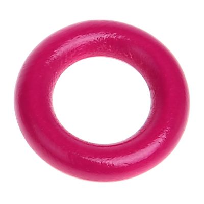 Holzring / Greifling mini 'dunkelpink' 2155 auf Lager