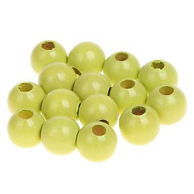 Wooden beads 8mm - 50 pieces 'lemon' 164 in stock 