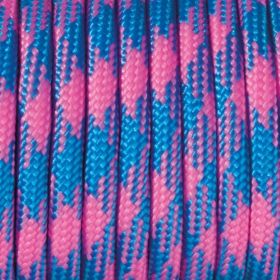 Paracord Kordel Ø 4 mm • 1 Meter 'pink-blau' 96 auf Lager