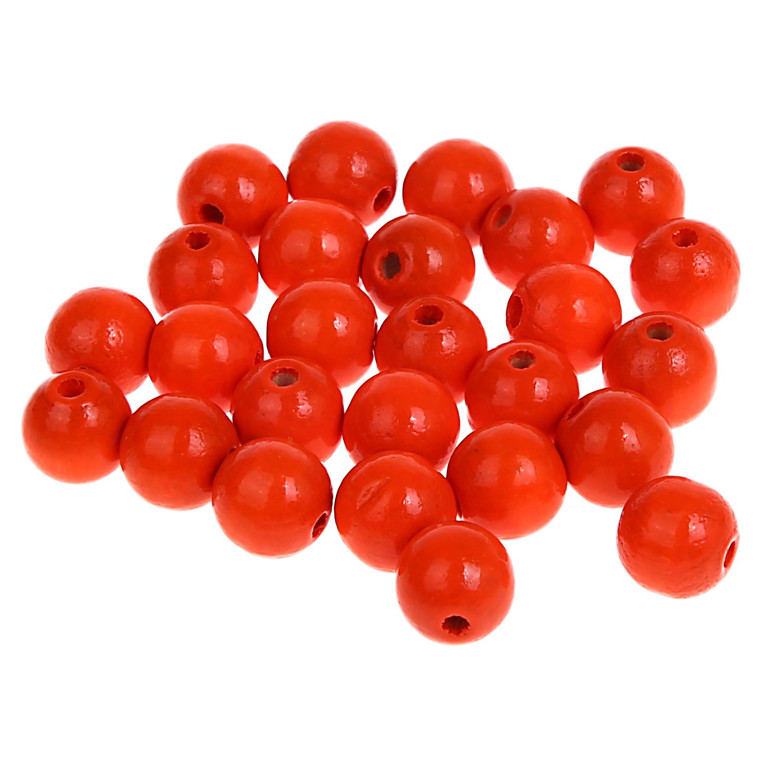 Neonperlen 10mm • 50 Stück 'neon-orange' 0 auf Lager