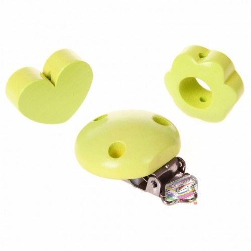 Schnullerketten Bastelset Mini 'lemon' 6 auf Lager