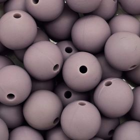 Silicone bead 12mm 'violett' 507 in stock 