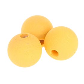 Watercolors wooden beads 12mm - 25 pieces 'yellow' 187 in stock 