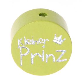 Motivperle Scheibe kleiner Prinz Glitzer 'lemon' 78 auf Lager