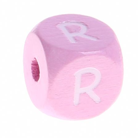 Holzbuchstaben Rosa 10 mm x 10 mm 'R' 673 auf Lager