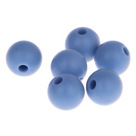 Silikonperle 9mm 'hellblau' 226 auf Lager