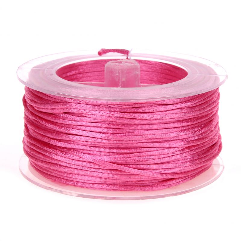 Satinband Ø 1,5 mm • 1 Meter 'pink' 75 auf Lager
