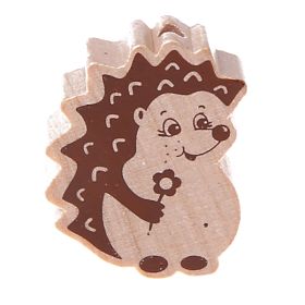 Hedgehog motif bead 'nature' 452 in stock 