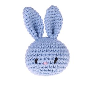 Häkeltier Hase 'babyblau' 92 auf Lager