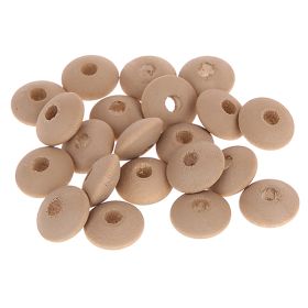 Watercolors wooden lenses 10mm - 50 pieces 'beige' 59 in stock 