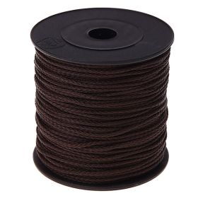 PP polyester cord Ø 1.5 mm - 100 meter roll 'brown' 8 in stock 