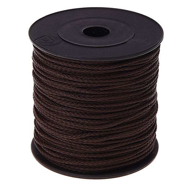 PP-Polyester-Kordel Ø 1,5mm • 1 Meter 'braun' 893 auf Lager