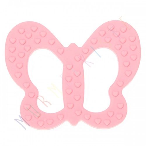 Beißring Schmetterling 'rosa' 0 auf Lager