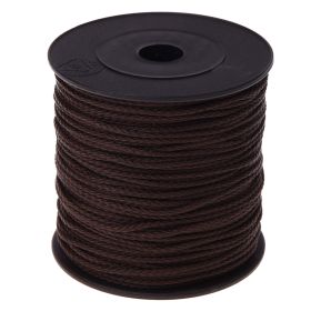 PP polyester cord Ø 1.5 mm - 100 meter roll 'black' 0 in stock 