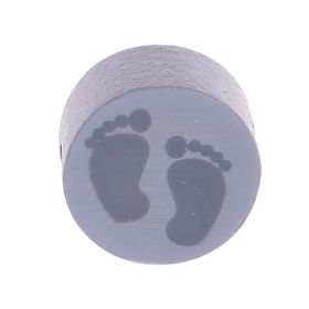 Motif bead baby feet mini disk 'gray' 117 in stock 