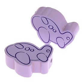 Airplane motif bead - 10 pieces 'lilac' 120 in stock 