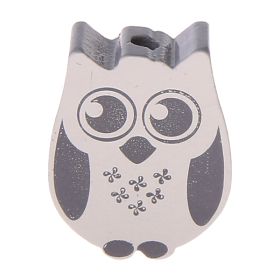 Motif bead owl 'light gray' 959 in stock 