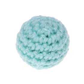 Crochet bead 25 mm 'mint' 244 in stock 