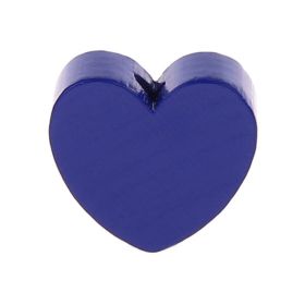 Heart motif bead (mini) 'dark blue' 255 in stock 