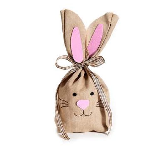 Geschenkbeutel Osterhase 'braun' 136 auf Lager