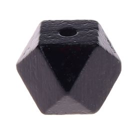 Hexagon beads 16mm 'black' 2686 in stock 