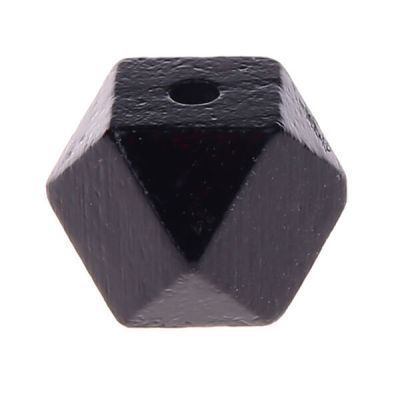 Hexagonperlen 16mm 'schwarz' 2700 auf Lager