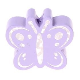 Motif bead butterfly glitter 'lilac' 895 in stock 