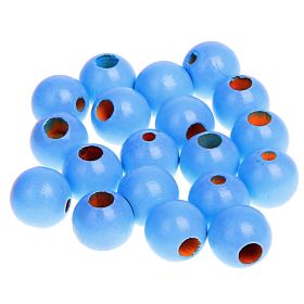 Sicherheitsperlen 10mm • 25 Stück 'skyblau' 337 auf Lager